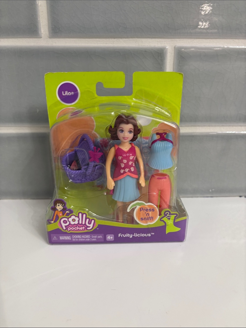 Polly Pocket Fruity-licious Mini Doll Playset-Lila